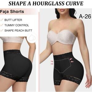 Butt lifting shorts panty shapewear faja